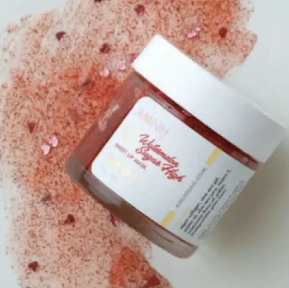 NEW AMINNAH Skin-care Watermelon Sugar High Sweet Lip Mask-1 fl oz.
